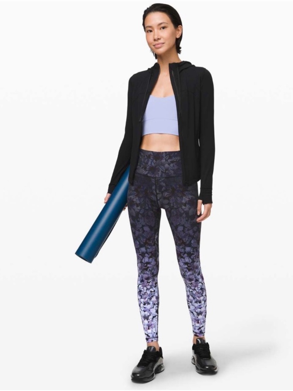 Lululemon Size 6, Nightfall Blossom Multi Align Pant, 28”